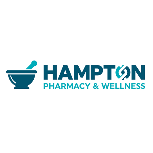 Pharmacy Logo Design Hampton Pharmacy and Wellness logo