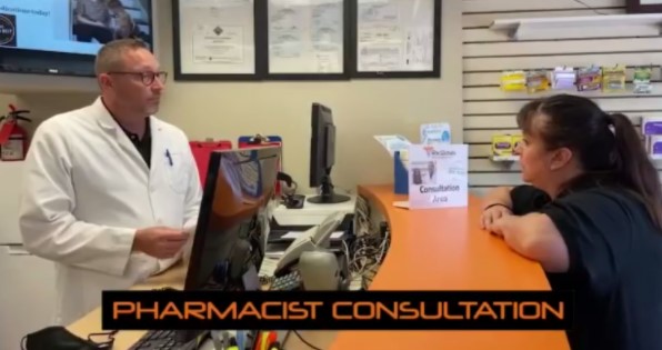 video of pharmacist talking to patient